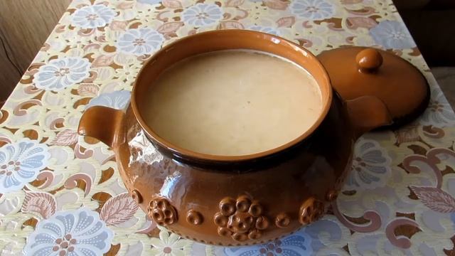 Внучкин творог из пастеризованного молока в горшочке. 800 г творога с 2,5 л молока и ряженки смотреть онлайн