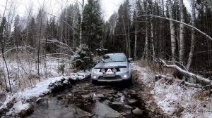 Pajero sport 2 & Great Wall. Прокатываем трассу под зимний offroad. Находим бывшую военную базу.