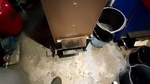 #Котел нижнего горения .Работа котла со смещеной зоной горения .