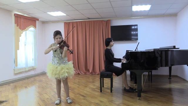 Шульга Валерия, 9 лет "Лебедь" К.Сен-Санс смотреть онлайн