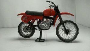 мотоцикл cz 516 (125) из пластилина