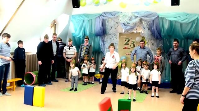 Праздник 23 февраля 2015 г. в группе "Карусель" смотреть онлайн