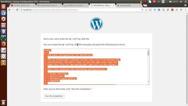 Learn Wordpress Basics Tutorial for beginners (Part#1) Wordpress Installation in localsystem