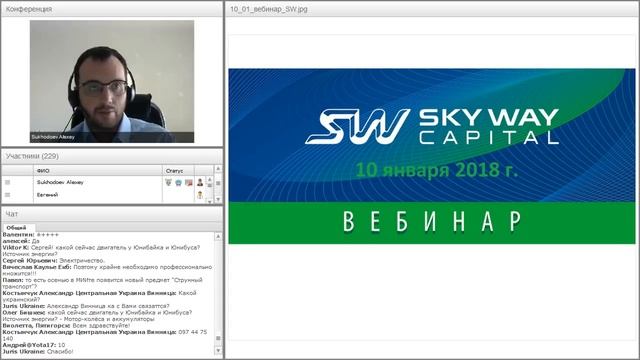 Вебинар от 10.01.2018. Общий расширенный технико-экономический вебинар. смотреть онлайн