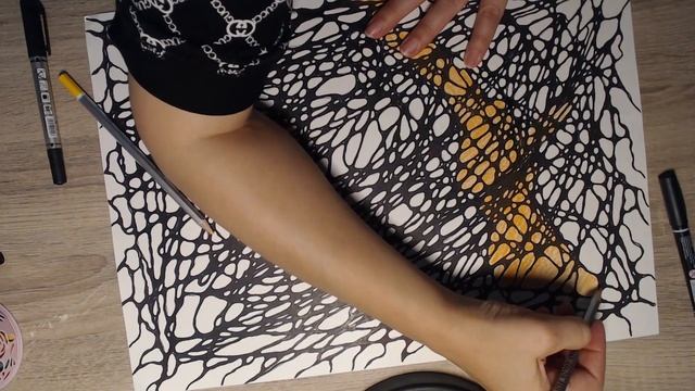 Timelapse Drawing || АСО по количеству прожитых лет || НЕЙРОГРАФИКА. смотреть онлайн