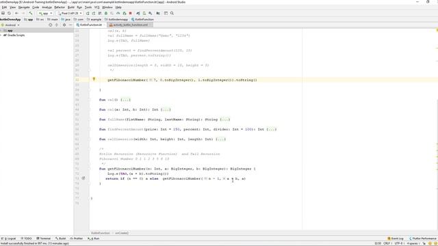 Kotlin Beginner | Kotlin | Training | Learn Kotlin By Making App | Recursive Function