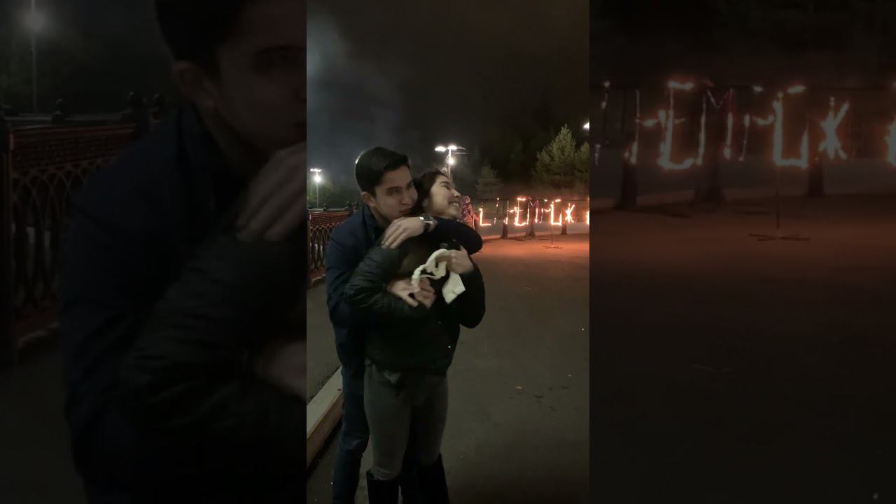 Куча эмоций от сюрприза на день рождения для молодого человека в Уфе. Пиротехническое шоу. Отзыв