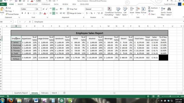 Learn Excel (In-Depth) Full Course Part 23: How to Select a Range of Cells in Multiple Worksheets