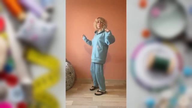 Домашний костюм из флисового пледа #шьемсами  #самолет #лайфхаки