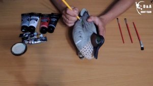 Реставрация, покраска утиных чучел. Чем красить чучела? Duck Decoy Repair.
