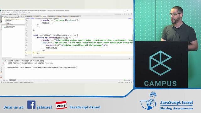 Let's Extend create-react-app - Gil Fink (Hebrew) смотреть онлайн
