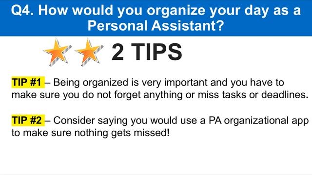 PA (Personal Assistant) Interview Questions And Answers