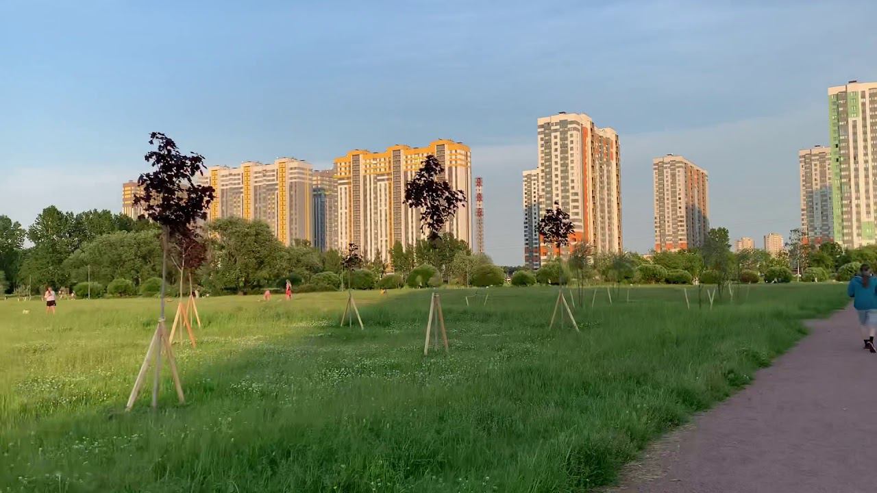 ПРОГУЛКА по СПАЛЬНОМУ РАЙОНУ ПЕТЕРБУРГА. Белые Ночи.