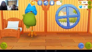 Прохождение игры #1 Ам Ням My Om Nom Free Мой виртуальный питомец