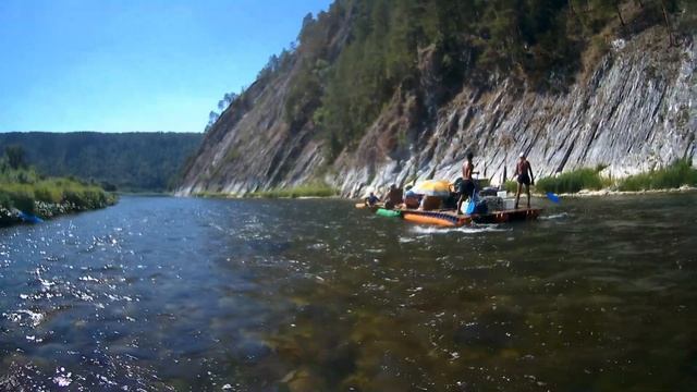 Сплав на катамаране по реке Белой смотреть онлайн