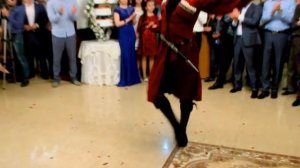 Кабардинская свадьба в Нальчике, Аса Стаил и Ахмат Кудаев зажигают Лезгинка 20 HD