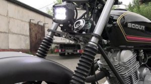 Мотоцикл Скаут 3V-200. Теперь и с вертикальным двигателем ZONGSHEN 165FML.