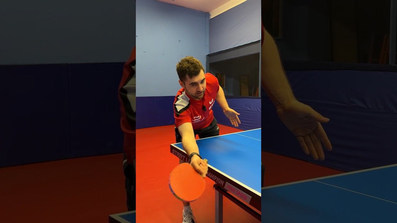 Как принимать КОСЫЕ ПОДАЧИ? #pingpong #shorts смотреть онлайн