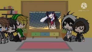 "реакция Крипипасты на меме" (ч.о.)