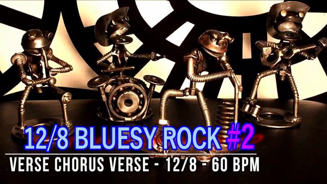 60 BPM - Blues Rock Shuffle #2 - 12/8 Drum Track - Metronome - Drum Beat смотреть онлайн