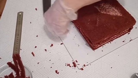 Прямоугольный торт?Сборка и оформление