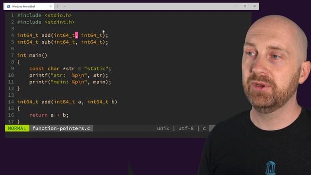 Function Pointers in C - How to Read and Write Function Pointer Types and use Dynamic Dispatch