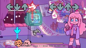 Friday Night Funkin' VS Cloud FULL WEEK + Cutscenes & Ending (FNF Mod) (Notice Me Senpai - Fangirl)