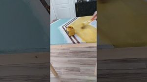 Перекраска стола ИНГУ из Икеи | Краски Дарьи Гейлер