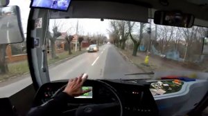 Выехал на 24 маршрут после обеда, автобус Electron