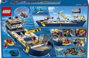 LEGO City 60266 Ocean Exploration Ship. Сборка Лего 60266