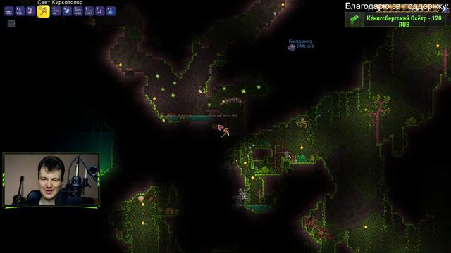 Terraria прохождение в коопе со зрителями. Боссы хардмода