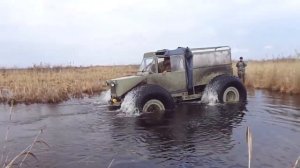 Вездеход Соломономобиль-9, плавание 9