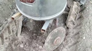 Самодельная сажалка к мотоблока МТЗ 05-09