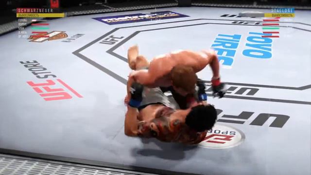 Арнольд Шварценеггер vs Сильвестр Сталлоне  UFC 3