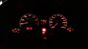 Audi 80 B4 2.8E V6 quattro 174 PS AAH start up engine interior