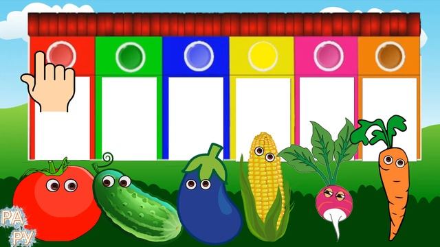 Учим овощи для детей смотреть онлайн