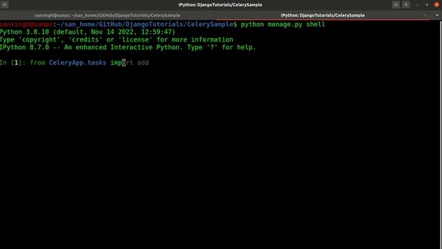 CelerySample Demo смотреть онлайн