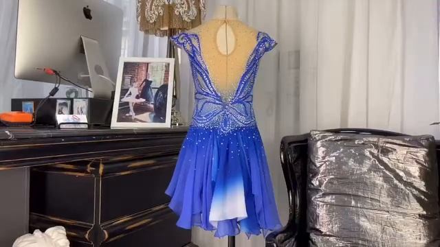 Платье для фигурного катания для выступлений. Артикул AXEL0138 смотреть онлайн