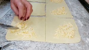 #Խաչապուրի շերտավոր խմորով։Хачапури из слоёного теста.Khachapuri