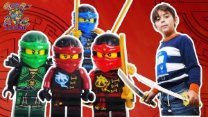 ЛЕГО НИНДЗЯГО и ЯРИК играют в приложение LEGO NINJAGO!