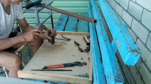 простой корпус подшипников из трубы и запчастей ваз