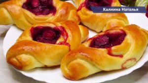 Пирожки как ПУХ! Ягодная начинка НЕ ВЫТЕКАЕТ, таким способом. Не черствеют, весь секрет в тесте!
