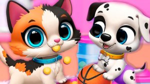 Любимые ПИТОМЦЫКотики и собачки Ухаживаю за малышами FLOOF