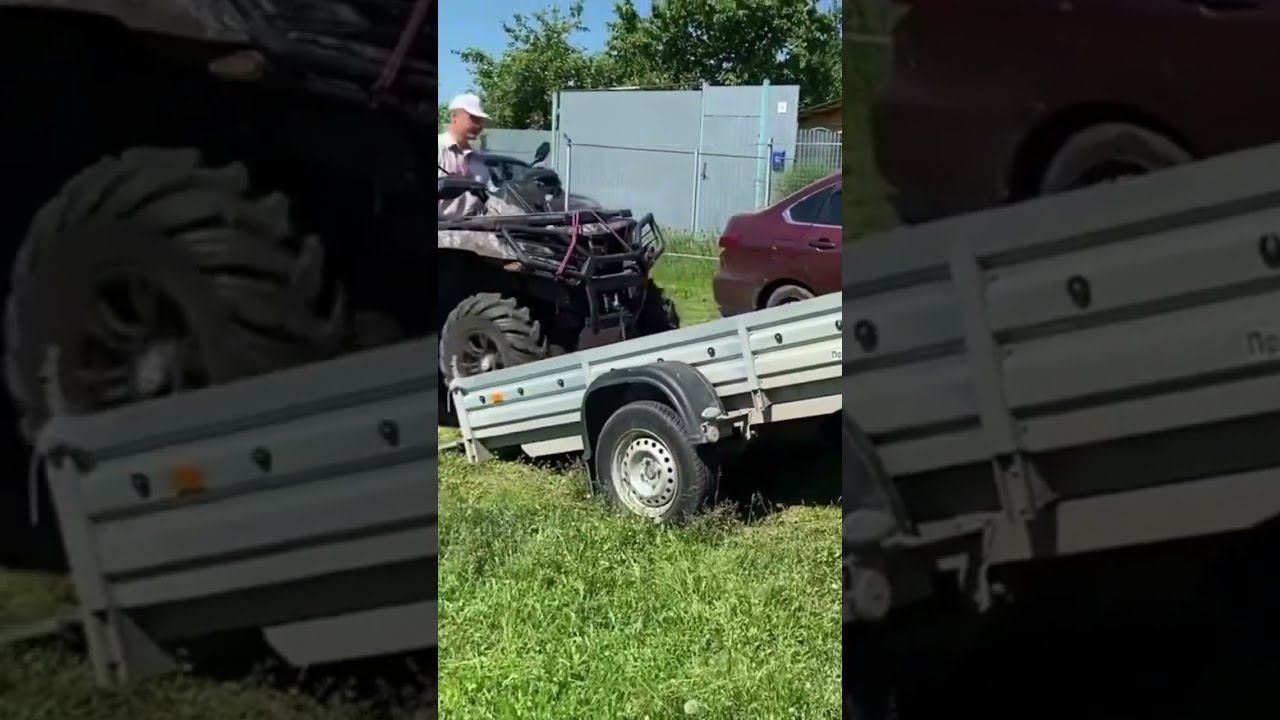 Прицеп для квадроцикла. Можно ли зацепить легковой прицеп за квадроцикл? ЦЛП АРИВА