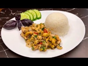 Курица по-китайски жареная на сковороде. Очень вкусный рецепт! Готовим вместе.  Вот это Кухня!