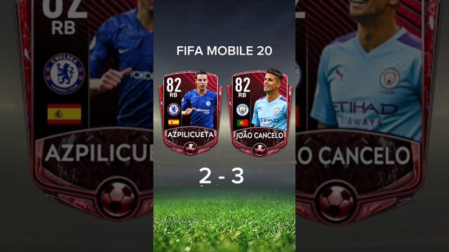 AZIPILICUETA VS JOAO CANCELO FIFA MOBILE COMPARISON #fifamobile #joaocancelo#azpilicueta #fcmobile2