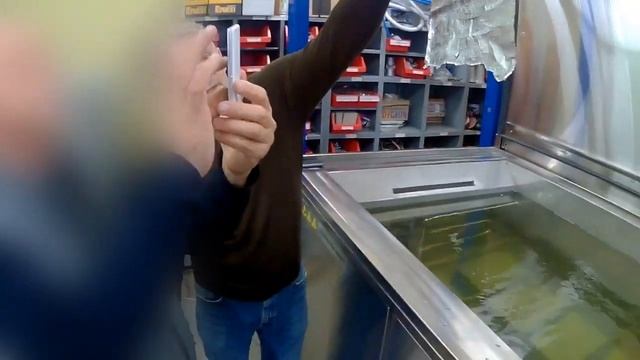 АЭС. Ультразвуковая линия для дезактивации радиактивных деталей. смотреть онлайн