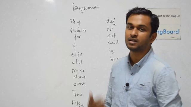 Python Keywords in Tamil | Python Tutorial For Beginners