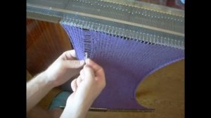 Вертикальная шапочка На вязальной машине Нева-5,Нева-11,Ладога-1