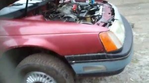 Форд таурас. Как не надо тормозить.